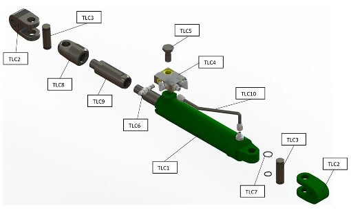 AD Top Link Cylinder